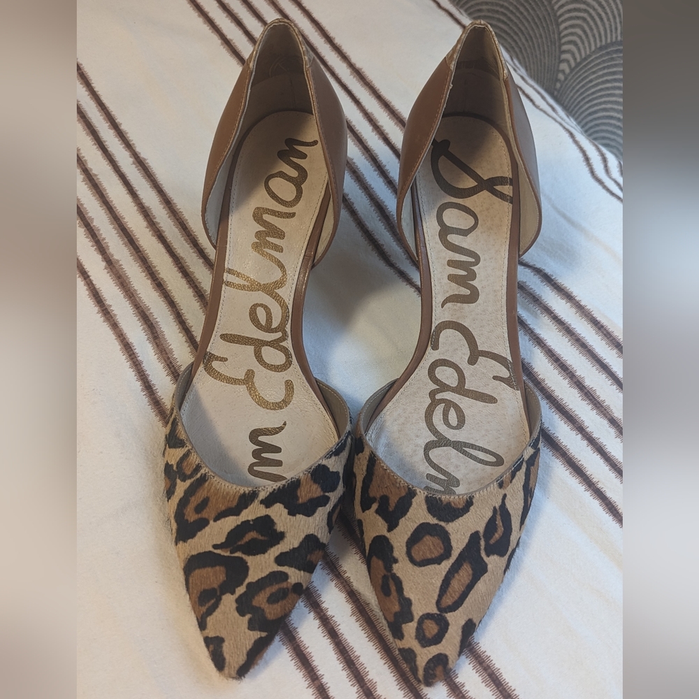 Sam Edelman Leopard Kitten Pumps